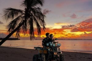 Beach ATV Bali with Sunset